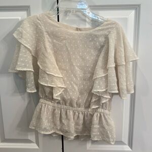 express cream blouse